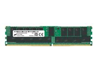 Micron - DDR4 - moduuli - 16 Gt - DIMM 288 nastaa - 2666 MHz / PC4-21333 - CL19 - 1.2 V - rekisteröity - ECC MTA18ASF2G72PDZ-2G6E1R