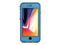 LifeProof FRE - Suojaava vedenkestävä kotelo matkapuhelimelle - polykarbonaatti - banzain sininen malleihin Apple iPhone 7, 8, SE (2.sukupolvi), SE (3rd generation) 77-56792