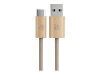 Bang & Olufsen - Kaapeli vain latausta varten - USB uros to USB-C uros - kullansävyinen 1266302