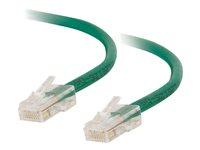 C2G Cat5e Non-Booted Unshielded (UTP) Network Patch Cable - Kytkentäkaapeli - RJ-45 (uros) to RJ-45 (uros) - 3 m - UTP - CAT 5e - säikeinen, uniboot - vihreä 83064