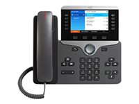 Cisco IP Phone 8841 - VoIP -puhelin - SIP, RTCP, RTP, SRTP, SDP - 5 linjaa CP-8841-3PCC-K9=