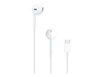 Apple EarPods - Kuulokkeet mikrofonilla varustettu - korvanappi - langallinen - USB-C MTJY3ZM/A