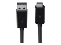 Belkin 3.1 USB-A to USB-C Cable - USB-kaapeli - USB Type A (uros) to 24 pin USB-C (uros) - USB 3.1 - 91.4 cm - musta F2CU029BT1M-BLK