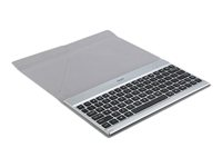 Acer Crunch - Tangentbord och foliefodral - trådlös - Bluetooth - Nordisk - svart, silver - för ICONIA W4 NP.KBD1A.00R