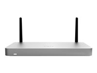 Cisco Meraki MX67W - Turvalaite - GigE, 802.11ac Wave 2 - Wi-Fi 5 - 2.4 GHz, 5 GHz - pöytä MX67W-HW