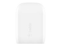 Belkin BoostCharge - Verkkosovitin - PPS-teknologia - 30 watti(a) - 3 A - Fast Charge, PD 3.0 (24 pin USB-C) - valkoinen WCA005VFWH