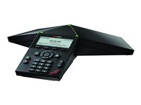 Poly Trio 8300 NR - VoIP-neuvottelupuhelin - sekä Bluetooth-liitäntä toiminnolla soittajan tunnistin/odotetaan soittoa - IEEE 802.11a/b/g/n (Wi-Fi) / Bluetooth 5.0 - 3-suuntainen puhelukyky - SIP, SRTP, SDP - 3 linjaa - musta 830A0AA