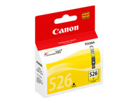 Canon CLI-526Y - 9 ml - keltainen - alkuperäinen - pakkaus turvajärjestelmällä - mustesäiliö malleihin PIXMA iP4950, iX6550, MG5350, MG6150, MG6250, MG8150, MG8250, MX715, MX885, MX892, MX895 4543B006