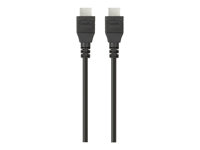 Belkin High Speed HDMI Cable - HDMI-kaapeli - HDMI uros to HDMI uros - 2 m - musta HDMI0018G-2M