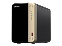 QNAP TS-264 - NAS-palvelin - 2 telineet - 8 Tt - SATA 6Gb/s - HDD 4 Tt x 2 - RAID RAID 0, 1, JBOD - RAM 8 Gt - 2.5 Gigabit Ethernet - iSCSI tuki TS-264-8G+2XST4000VN006