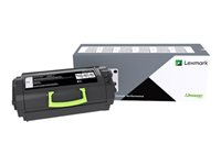 Lexmark 620XA - Erittäin tuottoisa - musta - alkuperäinen - väriainekasetti LCCP malleihin Lexmark MX711, MX810, MX811, MX812 62D0XA0