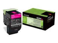 Lexmark 802M - Magenta - alkuperäinen - väriainekasetti LCCP, LRP malleihin Lexmark CX310dn, CX310n, CX410de, CX410dte, CX410e, CX510de, CX510dhe, CX510dthe 80C20M0