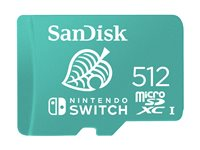 SanDisk Nintendo Switch - Flash-muistikortti - 512 Gt - UHS-I U3 / Class10 - microSDXC UHS-I SDSQXAO-512G-GNCZN