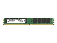 Micron - DDR4 - moduuli - 16 Gt - DIMM 288 nastaa - 3200 MHz / PC4-25600 - CL22 - 1.2 V - puskuroimaton - ECC - VMware vSphere Loyalty Program (VLP) MTA18ADF2G72AZ-3G2R