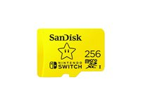 SanDisk Nintendo Switch - Flash-muistikortti - 256 Gt - UHS-I U3 - microSDXC UHS-I malleihin Nintendo Switch SDSQXAO-256G-GNCZN