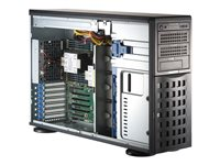 Supermicro Mainstream SuperServer SYS-741P-TRT - torni - ilman suoritinta - 0 Gt - ei kiintolevyä SYS-741P-TRT