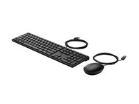 HP Desktop 320MK - Sats med tangentbord och mus - hela norden - för EliteBook 735 G5, 745 G5, 830 G6; ProBook 455 G6, 635, 645 G4; ZBook Studio G4 9SR36AA#UUW