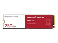 WD Red SN700 WDS250G1R0C - SSD - 250 GB - sisäinen - M.2 2280 - PCIe 3.0 x4 (NVMe) WDS250G1R0C