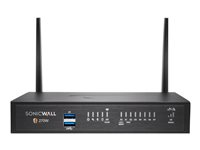 SonicWall TZ270W - Advanced Edition - turvalaite - 1GbE - Wi-Fi 5 - 2.4 GHz, 5 GHz - SonicWALL Secure Upgrade Plus Program (2 vuoden vaihtoehto) - pöytä 02-SSC-6862