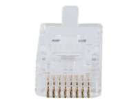 C2G RJ45 Cat5E Modular Plug for Flat Stranded Cable - Verkon liitin - RJ-45 (uros) - CAT 5e (pakkaus sisältää 25) 88121
