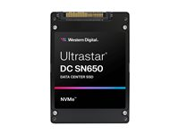 WD Ultrastar DC SN650 WUS5EA176ESP5E3 - SSD - 7.68 Tt - sisäinen - 2.5" - U.3 PCIe 4.0 (NVMe) 0TS2374