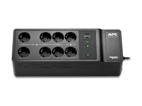 APC Back-UPS BE850G2-GR - UPS - Vaihtovirta 230 V - 520 watti(a) - 850 VA - lähtöliittimet: 8 - musta BE850G2-GR