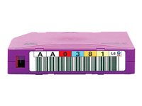 HPE Ultrium RW Custom Labeled No Case Data Cartridge - 20 x LTO Ultrium 6 6.25 Tt - nimilapullinen - violetti malleihin StorageWorks SAS Rack-Mount Kit C7976AC