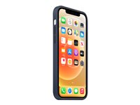Apple - Takakansi matkapuhelimelle - MagSafella - silikoni - deep navy malleihin iPhone 12, 12 Pro MHL43ZM/A