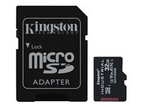 Kingston Industrial - Flash-muistikortti (sovitin microSDHC:stä SD:hen sisältyvä) - 32 Gt - A1 / Video Class V30 / UHS-I U3 / Class10 - microSDHC UHS-I SDCIT2/32GB