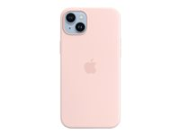 Apple - Takakansi matkapuhelimelle - MagSafe-yhteensopiva - silikoni - liidun vaaleanpunainen malleihin iPhone 14 Plus MPT73ZM/A