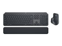 Logitech MX Keys Combo for Business | Gen 2 - Näppäimistö- ja hiiri -pakkaus - taustavalaisu - langaton - Bluetooth LE - QWERTZ - Sveitsi - grafiitti 920-010928
