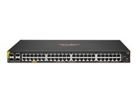 HPE Aruba Networking CX 6000 48G Class4 PoE 4SFP 740W Switch - Kytkin - L3 - Hallinnoitu - 48 x 10/100/1000 (PoE+) + 4 x Gigabit SFP (uplink) - telineeseen asennettava - PoE+ (740 W) malleihin CX 6000 48G Class4 PoE 4SFP 740W Switch R9Y03A#ABB