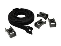 APC - Ögla för kabelhållare - svart - TAA-kompatibel (paket om 10) - för P/N: AR4012A, AR4017A, AR4032A, AR4038LA, SRT5KRMXLT-A, SRT6KRMXLT-A, SRT8KRMXLT-A AR8621