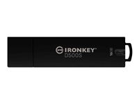 Kingston IronKey D500S - USB Flash-asema - salattu - 16 Gt - USB 3.2 Gen 1 - TAA-yhteensopiva IKD500S/16GB