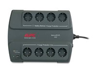 APC Back-UPS ES 400 - UPS - Vaihtovirta 230 V - 240 watti(a) - 400 VA - 6 A/h - lähtöliittimet: 8 - Espanja, Portugali - hiilenharmaa BE400-SP