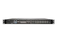 SonicWall NSa 6700 - Advanced Edition - turvalaite - 10GbE, 5GbE, 2.5GbE, 25GbE, 40GbE - 1U - SonicWALL Secure Upgrade Plus Program (3 vuoden vaihtoehto) - telineeseen asennettava 02-SSC-9582