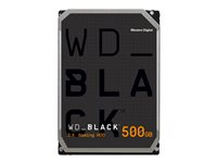 WD Black Performance Hard Drive WD5003AZEX - Kiintolevyasema - 500 GB - sisäinen - 3.5" - SATA 6Gb/s - 7200 kierrosta/min - puskuri: 64 Mt WD5003AZEX