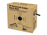 Multibrackets M Universal Cable Sock Roll 40 mm x 50 m - Kaapelijärjestäjä - musta 7350022732483