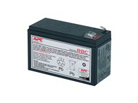 APC Replacement Battery Cartridge #106 - UPS akku - 1 x akku/paristo - Lyijyhappo - musta malleihin P/N: BE400-CP, BE400-IT, BE400-KR, BE400-RS, BE400-SP, BE400-UK, BGE90M, BGE90M-CA APCRBC106