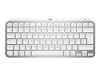 Logitech MX Keys Mini for Mac - Office - näppäimistö - taustavalaisu - Bluetooth - QWERTY - pohjoismainen (tanska/suomi/norja/ruotsi) - kalpean harmaa 920-010524
