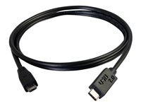 C2G 4m USB 2.0 USB Type C to USB Micro B Cable M/M - USB C Cable Black - USB-kaapeli - Micro-USB Type B (uros) to 24 pin USB-C (uros) - USB 2.0 - 4 m - musta 88853
