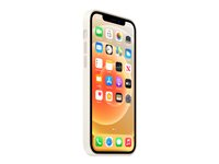 Apple - Takakansi matkapuhelimelle - MagSafella - silikoni - valkoinen malleihin iPhone 12, 12 Pro MHL53ZM/A