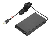 Lenovo ThinkPad 170W Slim AC Adapter (Slim-tip) - Verkkosovitin - vaihtovirta 90-265 V - 170 watti(a) - musta malleihin ThinkPad P1 Gen 4; P15v Gen 2; P17 Gen 2; T15g Gen 2; T15p Gen 2; X1 Extreme Gen 4 4X20S56701