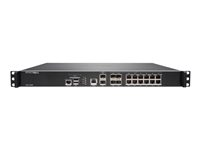 SonicWall NSa 3600 - Turvalaite - rajoitettu käyttöoikeus - 10 GigE - 1U - SonicWALL Secure Upgrade Plus Program (2 vuoden vaihtoehto) - telineeseen asennettava 01-SSC-1083