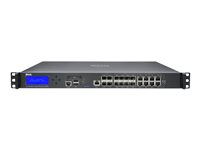 SonicWall SuperMassive 9200 - Turvalaite - sekä 1 vuoden TotalSecure - rajoitettu käyttöoikeus - 10GbE - 1U - telineeseen asennettava 01-SSC-1065
