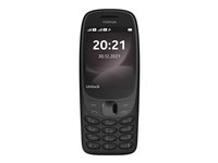 Nokia 6310 - Erikoispuhelin - Kaksois-SIM - RAM 16 Mt / sisäinen muisti 8 Mt - microSD slot - rear camera 0,3 MP - musta 16POSB01A07