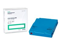 HPE - 20 x LTO Ultrium 9 - 18 Tt / 45 Tt - kirjoitettavat etiketit - vaaleansininen - kirjastopaketti malleihin P/N: R7E99A, R7F00A, R7F01A, R7F02A Q2079AH