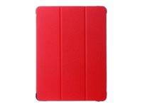 OtterBox React Series - Läppäkansi tabletille - punainen, musta malleihin Apple 10.2-inch iPad (7. sukupolvi, 8. sukupolvi, 9. sukupolvi) 77-92196