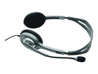 Logitech Stereo Headset H110 - Kuuloke + mikrofoni - korvien päällä - langallinen 981-000271