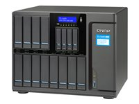 QNAP TS-1685 - Serveur NAS - 16 Baies - SATA 6Gb/s - RAID 0, 1, 5, 6, 10, JBOD, disque de réserve 10 - RAM 16 Go - Gigabit Ethernet / 10 Gigabit Ethernet - iSCSI TS-1685-D1531-16G